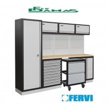 ARREDAMENTO MODULARE PER OFFICINA FERVI ART. A007S